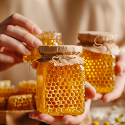 rasazukauskaite_bee_honey_jars_with_honey_products_image_Minima_4236b50c-7462-49de-82bc-4b47c44a88a1